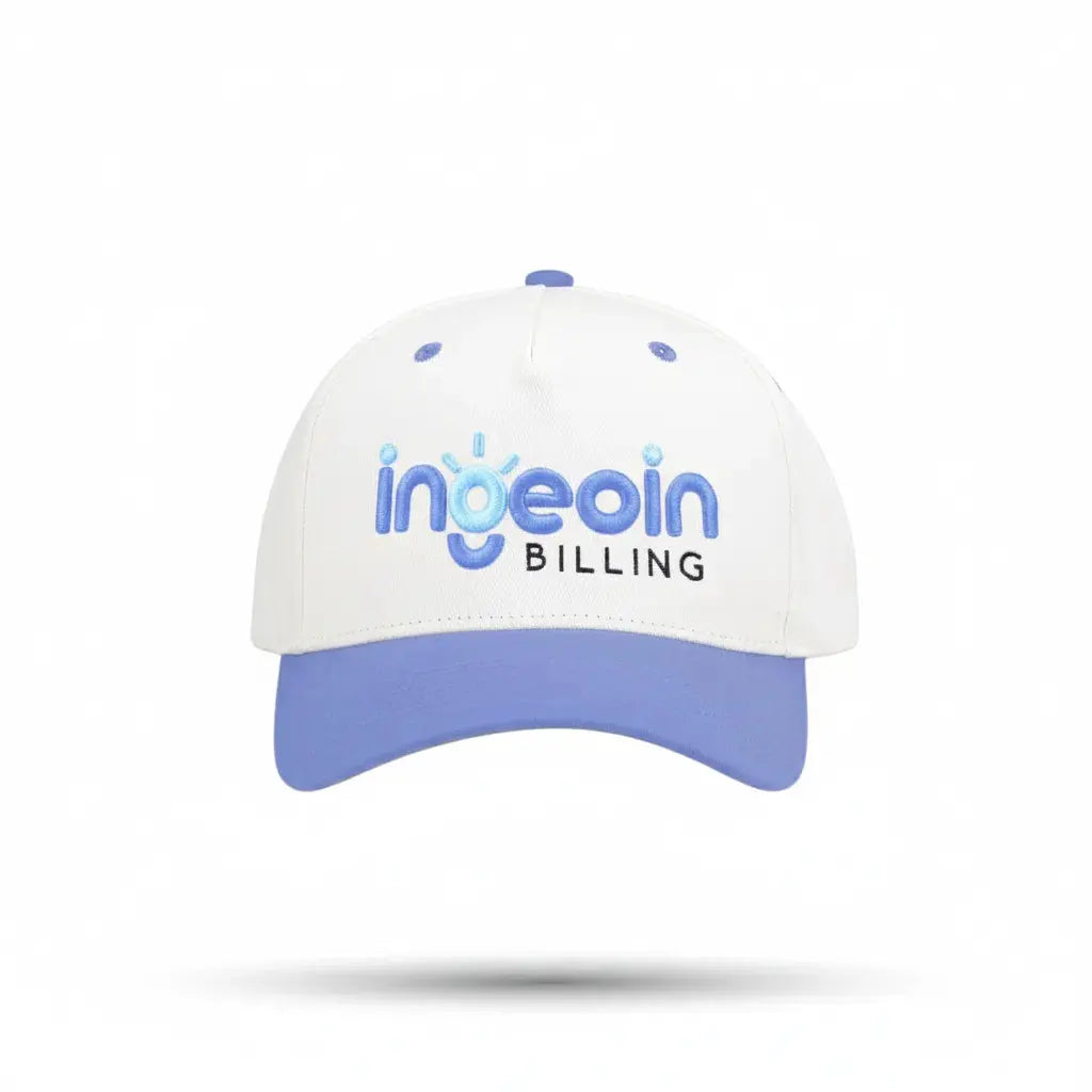 Custom Sky Blue & White Golf Hat | Two-Tone High Crown Snapback GolfSignet