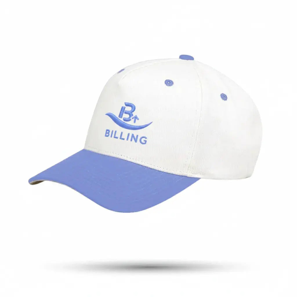 Custom Sky Blue & White Golf Hat | Two-Tone High Crown Snapback GolfSignet