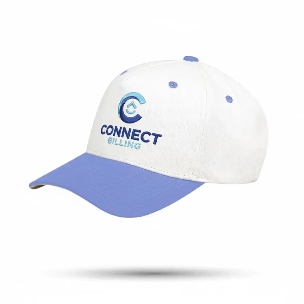 Custom Sky Blue & White Golf Hat | Two-Tone High Crown Snapback GolfSignet