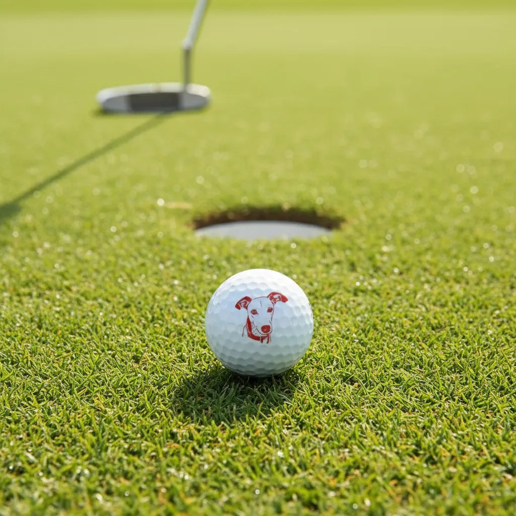 Waterproof ink test on custom face stamp. Portrait stays sharp and smudge-free in water and rough conditions.