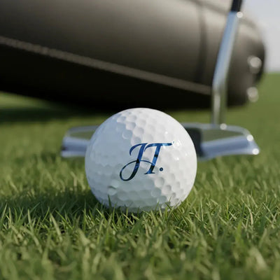 Waterproof oil-based ink for golf stamps. Custom initials stay sharp in rain and wet conditions. Includes refill ink.